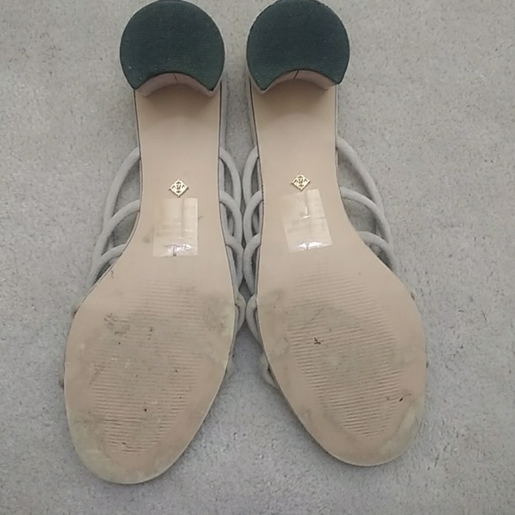 Nanette Lepore "Daylight" Suede Tube Slide Sandals - Picture 5 of 8